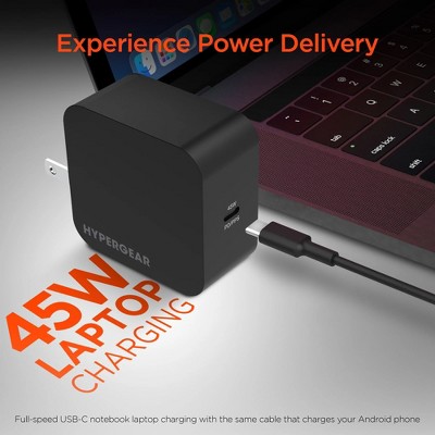 HyperGear SpeedBoost 45W USB-C PD Wall Charger description image 3