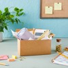 Juvale 20 Pack 9 x 4.5 x 4.5 Inch Brown Gift Boxes with Lids, Brown Paper Tumbler Box for Present Wrapping, Shipping, Party Favors, Business Supplies - 2 of 4