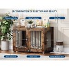 Dog Crate Furniture, Indoor Pet Kennel Cage with Double Doors,End Table, Large Medium Small Dog House, Decorative Storage Cabinet - 4 of 4