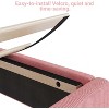 TackView Twin Bed Frames,Twin Bed Frame with Upholstered Headboard, Bed Frame Twin Corduroy Mattress Foundation - 4 of 4