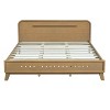 Queen Size Pine Wood Platform Bed Frame  Streamlined Design, Sturdy Frame, Easy Assembly-- Frevyn - 3 of 4