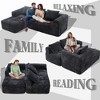 CAVINAS Modern Modular L-Shaped Sofa with Chaise Longue, 98.42-inch Loveseat Sofa with Small Side Pockets, Couches for Living Room - 2 of 4