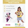 Disney Minnie Mouse Baby Girls T-Shirt and Shorts Outfit Set Infant to Toddler - 3 of 4