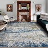 Modern Abstract Rug Washable Rug Low Pile Non-Slip Rugs for Living Room Bedroom - 2 of 4