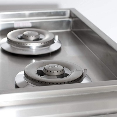 Bull 22,000 BTU Stainless Steel Double Side Burner with Brass Burners