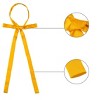 Allegra K Women's Self-Tied Solid Color Ribbon Cosplay Elegant Long Neck Bowties - 4 of 4