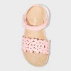 Toddler Maisie Cut-Out Floral Footbed Sandals - Cat & Jack™ - 3 of 4