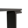 NicBex 66" Extra Wide Console Table with Double Board Suspension Design, Entryway Table with Wood Legs, Sofa Table for Living Room, Entryway - 4 of 4
