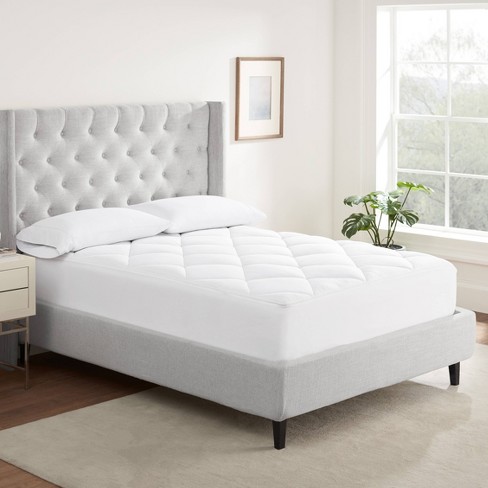 Fitted Bedsheet King Size, Quilted Mattress Cover