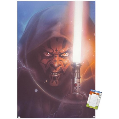 Trends International Star Wars: The Phantom Menace - Darth Maul Lightsaber Unframed Wall Poster Prints - image 1 of 4