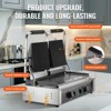 VEVOR Commercial Panini Grill, 3600W Electric Sandwich Panini Maker, Stainless Steel Double Sandwich Press Grill with Temp Control & 19"x9" - 4 of 4