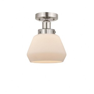 Fulton - 1 Light Semi-Flush Mount In Industrial Style-8.25 Inches Tall and 6.5 Inches Wide - 1 of 1