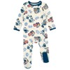 Disney Winnie the Pooh Baby 2 Pack Snap Sleep N' Play Coveralls Newborn to Infant - image 2 of 4