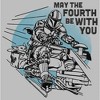 Men's Star Wars The Mandalorian May the Fourth Be With You T-Shirt - 2 of 4