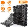 iMountek "10Pcs Cat Spike Mat 15.8x11.8in, Pet Repellent Deterrent for Cats & Dogs, 13x1ft Area Stopper"Black - 2 of 4