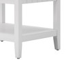 NicBex Bathroom Storage Cabinet with Sink Bathroom Cabinets with 2 Spacious Cabinet Doors, 1 Open Shelf for Bathroom, White - 4 of 4