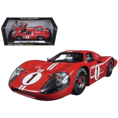 1967 Ford GT MK IV #1 Red 1/18 Diecast Model Car by Shelby Collectibles