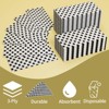 Hachikiko Black Gingham Napkins, Black and White Checkered Guest Towel Plaid Party Napkins Disposable Paper Hand Towels for Luncheon, Birthday, Easter - 3 of 4