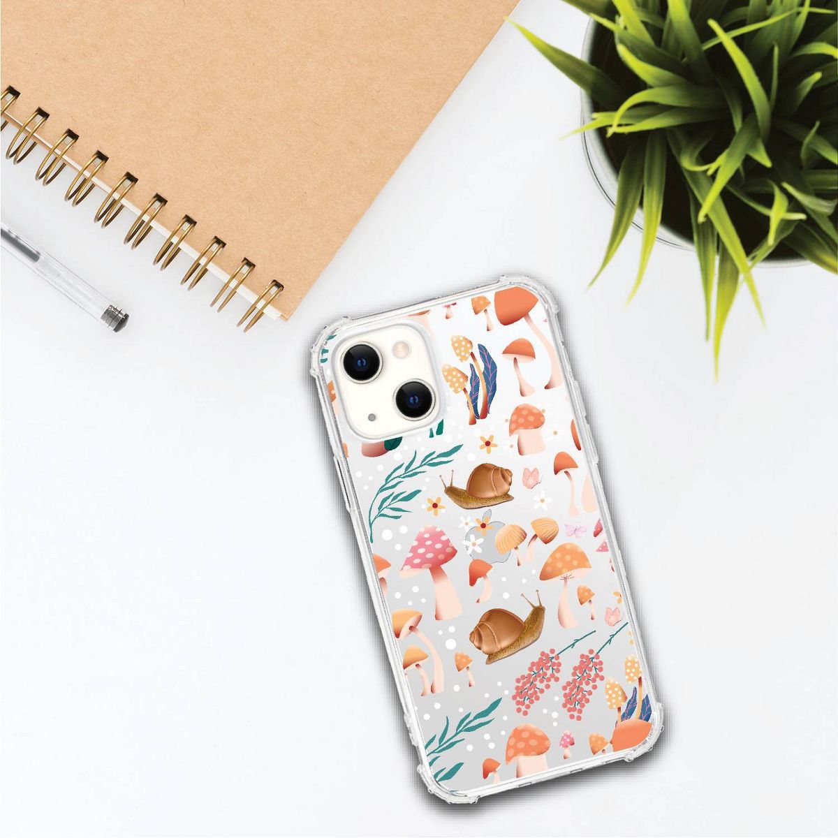 OTM Essentials Tough Edge iPhone 15 Plus Case - Shroom Bloom Shrooms - thumbnail 2