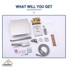 CASAINC 3-Spray Pattern 12 Inches Ceiling Mount Shower System / Set Shower Head and Functional Handheld (Valve Included) - 4 of 4