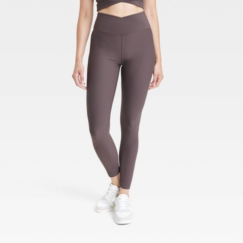 Women s High rise Ribbed Leggings All In Motion Target