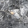Northlight Pre-Lit Artificial Tinsel Christmas Tree - 3' - Silver - Clear Lights - 3 of 4