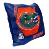 NCAA Florida Gators Firm Density Connector Velvet Reverse Pillow - 2 of 3