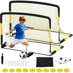 Soccer Rebounder Net & Goal, Dual-Function Trainer, Ultra-Responsive, Steel Frame, for All Ages & Skill Levels - 1 of 4