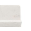 7.75" x 8.5" Kendal White Marble Premium Kitchen Cook Book Holder w/ Foam Feet - 3 of 4