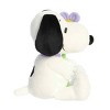 Aurora Small Snoopy Peanuts Adorable Stuffed Animal Purple Flower 9" - 4 of 4