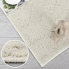 Geometric  Non-Slip Shaggy Runner Rug for Hallway, Kitchen, Entryway, Living Room - 3 of 4