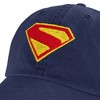 Superman 2025 Shield Embroidery Official Dad Hat The U18 Adjustable RelaxedFit Cap, Royal - 4 of 4
