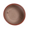 MAYEERTY Set of 2 Ceramic Flowerpot 7" Modern Planter Red for Patio Garden Windowsill - 4 of 4