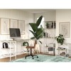 RealRooms Strafford Double Pedestal Desk, Pale Oak - 4 of 4