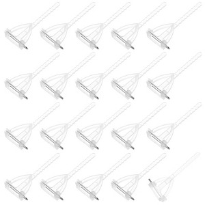 Unique Bargains Plastic Triangle Corsage Buttonhole Safety Pins - 1 of 4