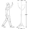 Bekrvio Heavy Duty Freestanding Coat Rack - Sturdy Round Base, Coat Tree Stand for Jacket, Hat - Entryway/Bedroom - 2 of 4