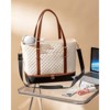 Lunch Tote Bag for Women, 15.Inch Laptop Work Bag With Lunch Compartment & Large Cup Holde - 2 of 4