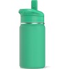 Hydrapeak Mini 14oz Kids Stainless Steel Insulated Water Bottle With Leak Proof Straw Lid - 3 of 4