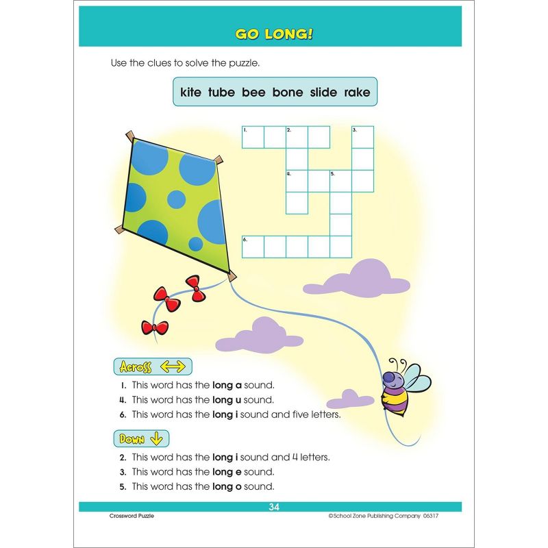 Big First Grade Workbook - Target Exclusive Edition - by School Zone (Paperback), 4 of 7