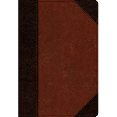 ESV Student Study Bible (Trutone, Brown/Cordovan, Portfolio Design) - (Leather Bound)