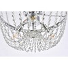 Elegant Lighting Kylie 16 inch flush mount in chrome - 4 of 4