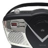 Proscan® Retro-Style CD/Radio Boom Box with Alarm Clock, PRCD212 (Black) - 2 of 4