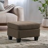 OUTSUPPLY Ottoman Footstool, Compact & Stylish Accent Piece for Living Room, Bedroom or Office - 4 of 4