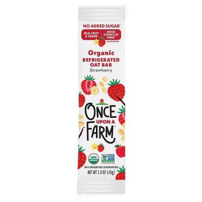 Once Upon a Farm Strawberry Organic Refrigerated Oat Bar - 1.6oz