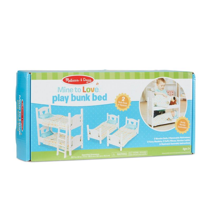 Melissa &#38; Doug Mine to Love Doll Bunk Beds, 4 of 11