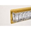 Elegant Lighting Monroe Integrated LED chip light gold Wall Sconce Clear Royal Cut Crystal - 4 of 4