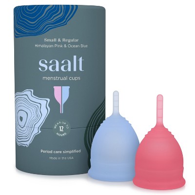 Saalt Menstrual Cups - Small & Regular - 2pk : Target