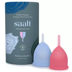 Saalt Menstrual Cups - Small & Regular - 2pk