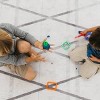 4'x7' Liv Play Kids' Rug - Ruggish: Argyle Pattern, Medium Pile, Toddler & Baby Floor Mat, Indoor Use - 4 of 4