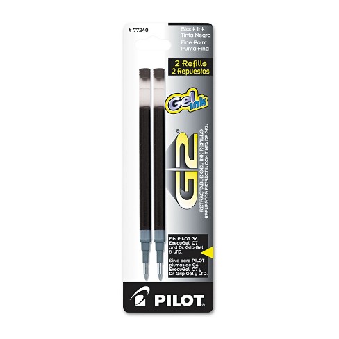 1 PACK, 31306 Black 5-Pack, Ultra Fine Point PILOT G2 Premium Refillable & Retractable Rolling Ball Gel Pens
